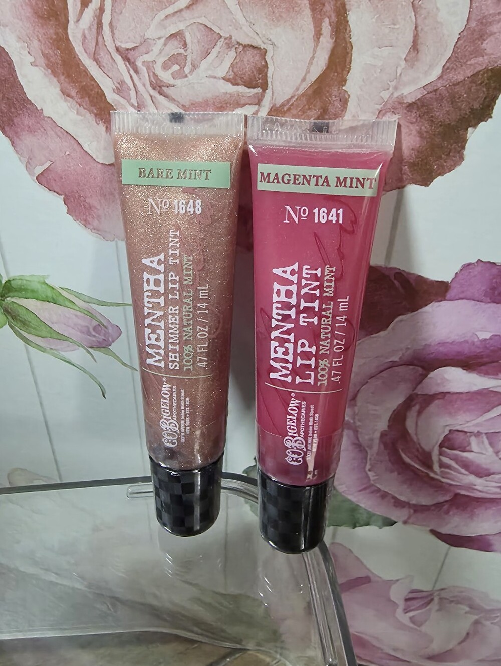 C.O.Bigelow Mentha Lip Tints - Bare + Magenta